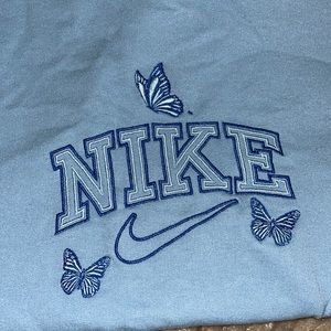 Nike Embroidered Cotton Crewneck